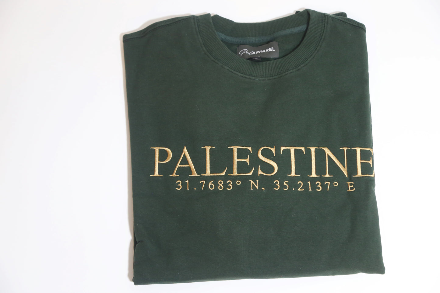 Coordinates of Home crewneck: ZEIT WA ZAATAR