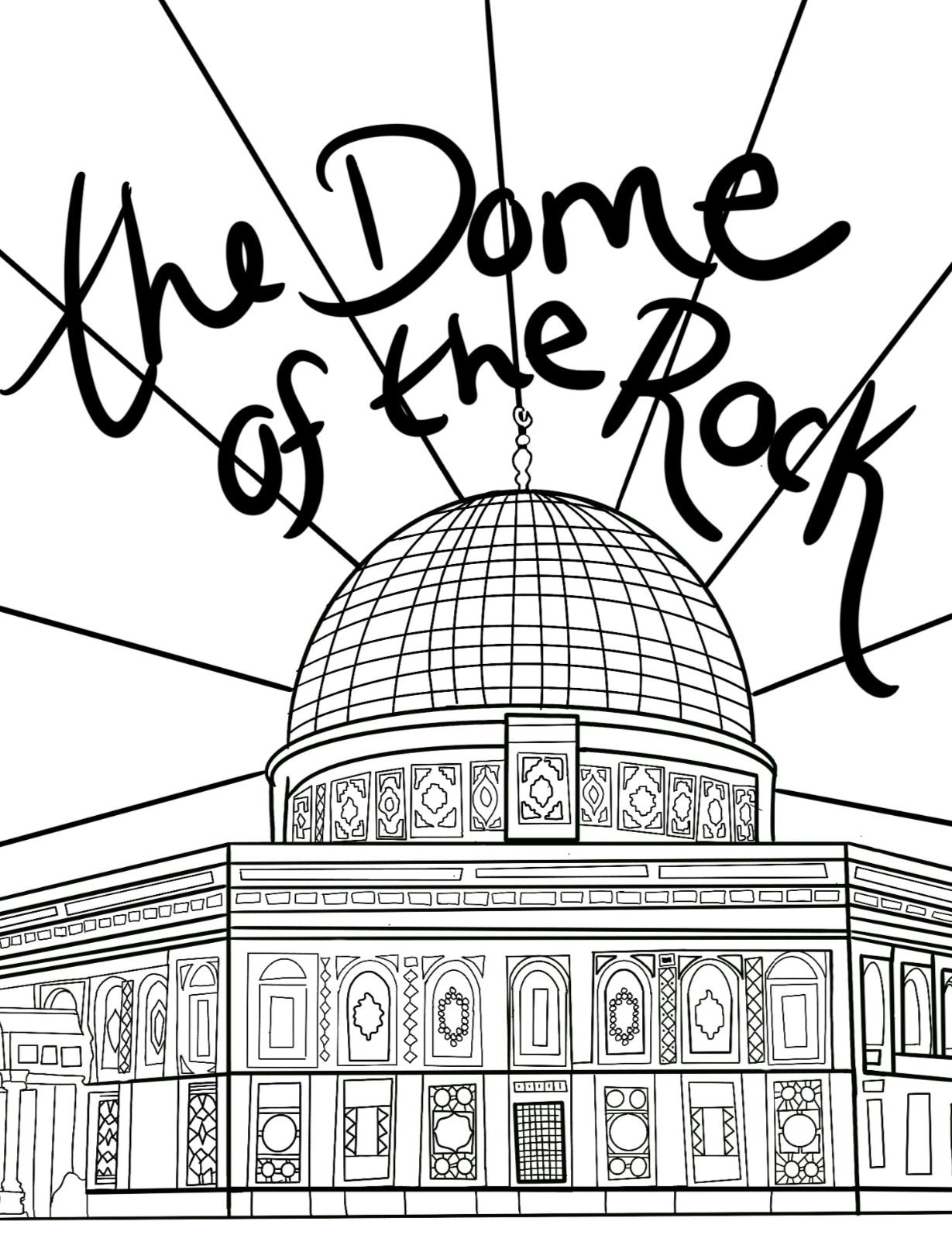 People of Palestine : The Coloring Book