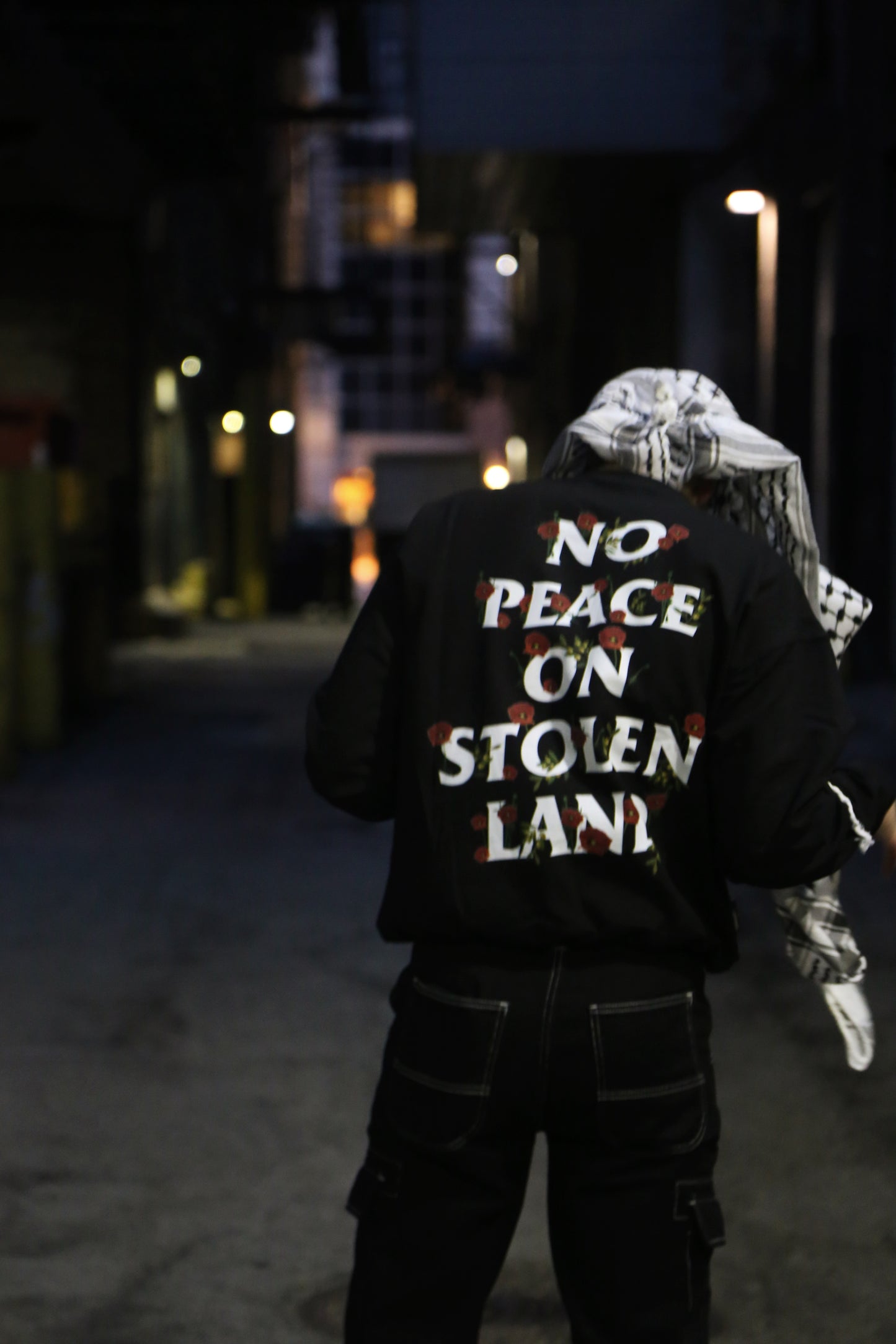 No Peace on Stolen Land crewneck