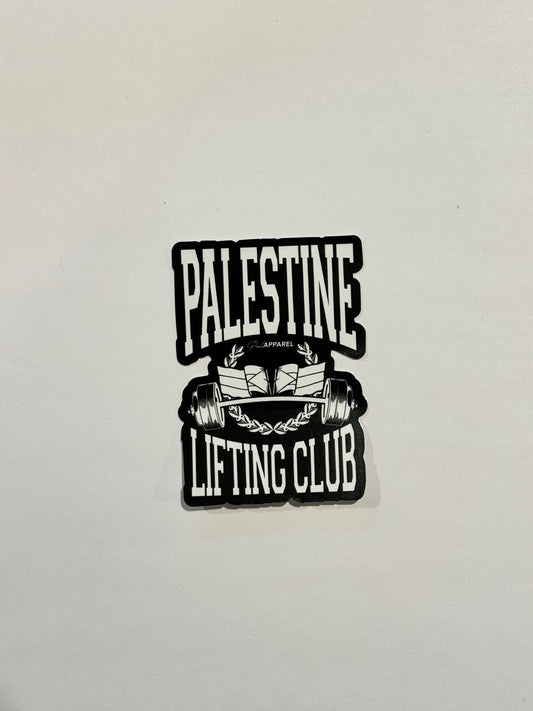 PALESTINE LIFTING CLUB STICKER