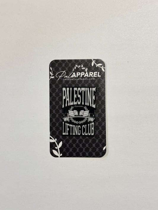 PALESTINE LIFTING CLUB PIN